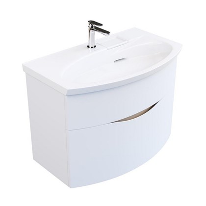 RV.80/WHT.M Тумба RIVA 80 см, белая матовая - фото 130018