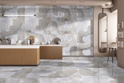 Керамогранит Arcadia Ceramica Rex Onyx Blue Full Polished 60x120 - фото 130160