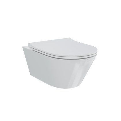 Унитаз подвесной безободковый Creto Logan L3 белый 1003-001-L3W - фото 130623