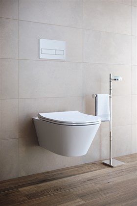 Унитаз подвесной безободковый Creto Logan L3 белый 1003-001-L3W - фото 130624