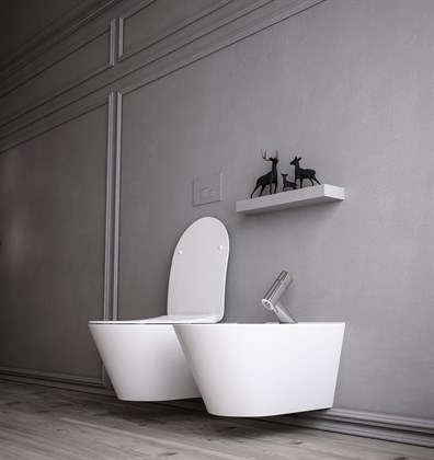 Унитаз подвесной безободковый Creto Logan L3 белый 1003-001-L3W - фото 130626