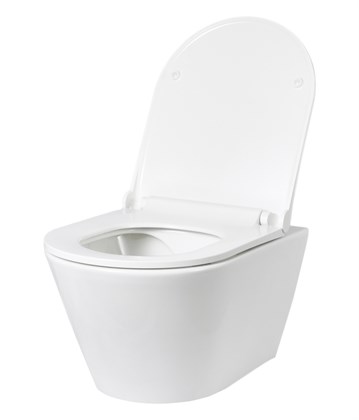 Унитаз подвесной безободковый Creto Logan L3 белый 1003-001-L3W - фото 130631