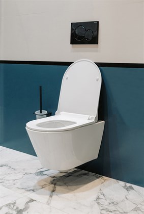 Унитаз подвесной безободковый Creto Logan L3 белый 1003-001-L3W - фото 130635