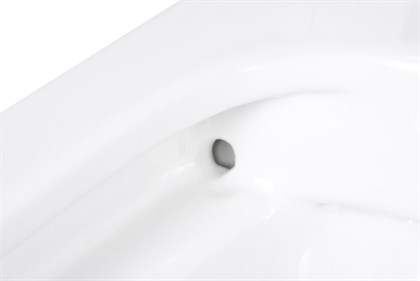 Унитаз подвесной безободковый Creto Logan L1 белый - (крышка в комплекте) 1001-001-L1W - фото 130685