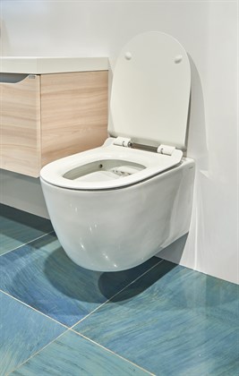 Унитаз подвесной безободковый Creto Logan L1 белый - (крышка в комплекте) 1001-001-L1W - фото 130694