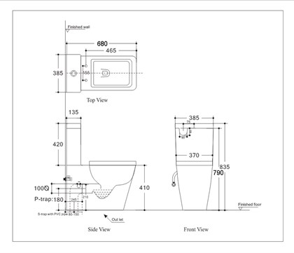 Унитаз-компакт Creto Logan L2 1002-004-WF безободковый с крышкой-сиденьем микролифт, белый - фото 130743