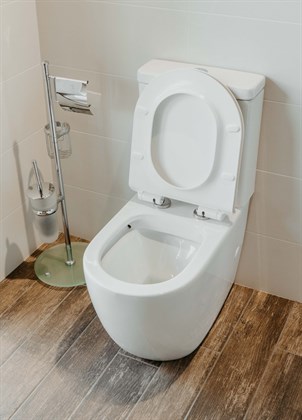 Унитаз-компакт Creto Logan L1 1001-004-WF безободковый с крышкой-сиденьем микролифт, белый - фото 130752