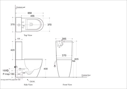 Унитаз-компакт Creto Logan L1 1001-004-WF безободковый с крышкой-сиденьем микролифт, белый - фото 130759