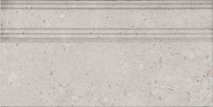 FME015R Плинтус Риккарди серый светлый матовый обрезной 20x40x1,6 - фото 131241