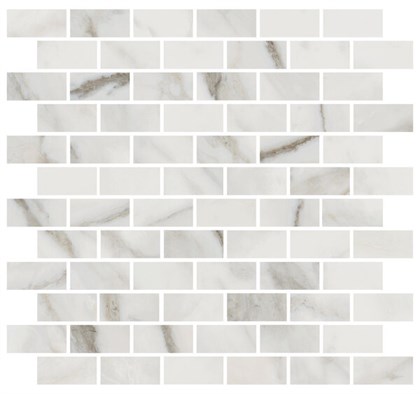 MM13105 Буонарроти белый мозаичный 32*30 декор - фото 131605