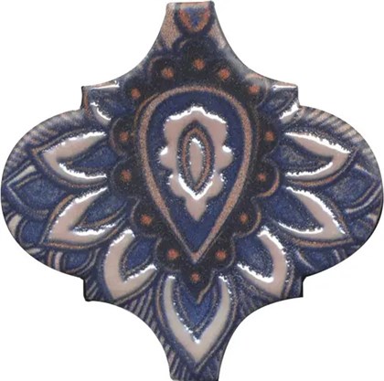 KMP3STA011M6X Панно Арабески Марокко 2 (из 6 частей 6,5x6,5) 10x25x6,9 - фото 133886