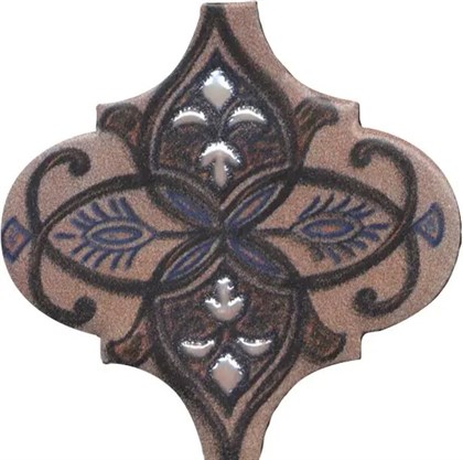 KMP3STA011M6X Панно Арабески Марокко 2 (из 6 частей 6,5x6,5) 10x25x6,9 - фото 133887