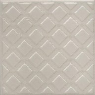 KMD3STA014GN Бахия 1 серый светлый глянцевый 9,8x9,8x0,7 декор - фото 134057