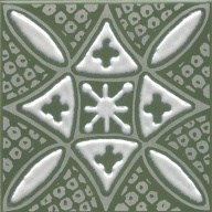 KMD3STA019GN Бахия 2 зелёный глянцевый 9,8x9,8x0,7 декор - фото 134127