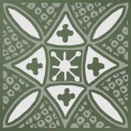 KMD3STA019GN Бахия 2 зелёный глянцевый 9,8x9,8x0,7 декор - фото 134131