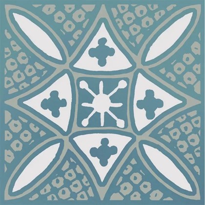 KMD3STA020GN Бахия 2 бирюзовый глянцевый 9,8x9,8x0,7 декор - фото 134137