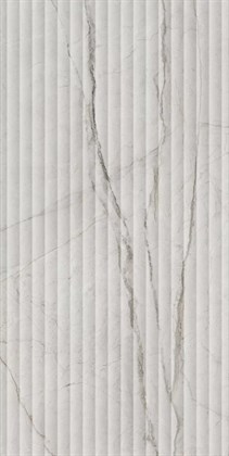 KM6012B0110R Ифран серый светлый глянцевый структура обрезной 60x119,5x1 керамическая плитка - фото 134591