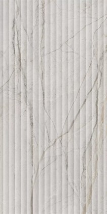 KM6012B0110R Ифран серый светлый глянцевый структура обрезной 60x119,5x1 керамическая плитка - фото 134592