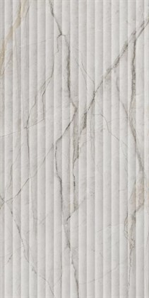 KM6012B0110R Ифран серый светлый глянцевый структура обрезной 60x119,5x1 керамическая плитка - фото 134595