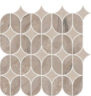 KMD2HID014BR Ифран наборный бежевый светлый глянцевый обрезной 30x32,5x0,9 декор - фото 134647