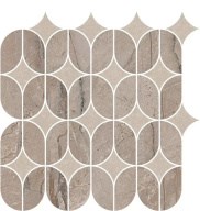 KMD2HID014BR Ифран наборный бежевый светлый глянцевый обрезной 30x32,5x0,9 декор - фото 134649