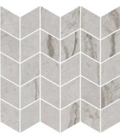 KMD2MSM007BR Ифран мозаичный серый светлый глянцевый обрезной 30x31,2x0,9 декор - фото 134658