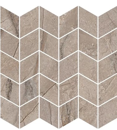 KMD2MSM014BR Ифран мозаичный бежевый светлый глянцевый обрезной 30x31,2x0,9 декор - фото 134665