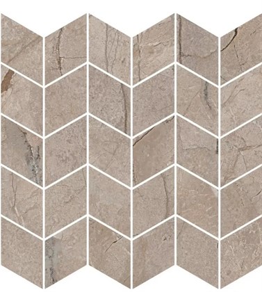 KMD2MSM014BR Ифран мозаичный бежевый светлый глянцевый обрезной 30x31,2x0,9 декор - фото 134666