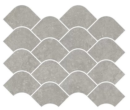 KMD2HID002BR Касабланка наборный серый матовый обрезной 30x25x0,9 декор - фото 135740