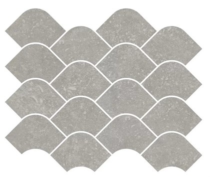 KMD2HID002BR Касабланка наборный серый матовый обрезной 30x25x0,9 декор - фото 135741