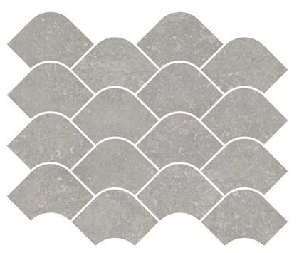 KMD2HID002BR Касабланка наборный серый матовый обрезной 30x25x0,9 декор - фото 135742