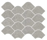 KMD2HID002BR Касабланка наборный серый матовый обрезной 30x25x0,9 декор - фото 135747