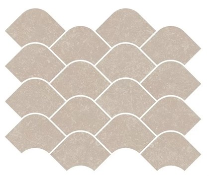 KMD2HID003BR Касабланка наборный бежевый светлый матовый обрезной 30x25x0,9 декор - фото 135751