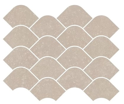 KMD2HID003BR Касабланка наборный бежевый светлый матовый обрезной 30x25x0,9 декор - фото 135752