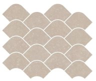 KMD2HID003BR Касабланка наборный бежевый светлый матовый обрезной 30x25x0,9 декор - фото 135755