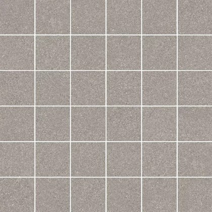 KMD2MSA002BR Рабат мозаичный серый матовый обрезной 30x30x0,9 декор - фото 137625