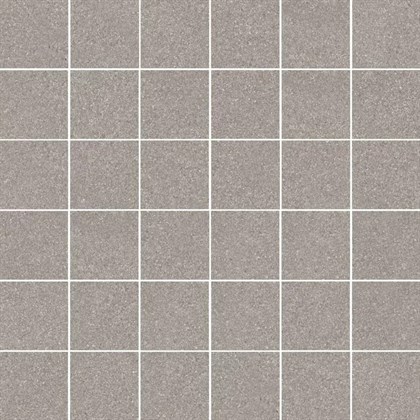 KMD2MSA002BR Рабат мозаичный серый матовый обрезной 30x30x0,9 декор - фото 137627