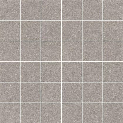 KMD2MSA002BR Рабат мозаичный серый матовый обрезной 30x30x0,9 декор - фото 137629