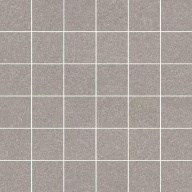 KMD2MSA002BR Рабат мозаичный серый матовый обрезной 30x30x0,9 декор - фото 137630