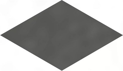 KMD2SRB004BN Риад серый тёмный глянцевый 13,5x7,8x0,9 декор - фото 137827