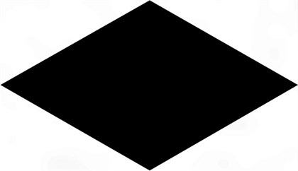 KMD2SRB005BN Риад чёрный глянцевый 13,5x7,8x0,9 декор - фото 137840