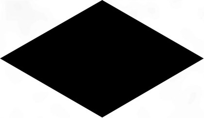 KMD2SRB005BN Риад чёрный глянцевый 13,5x7,8x0,9 декор - фото 137843