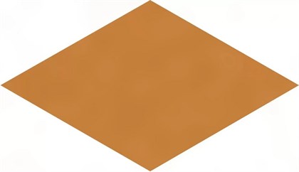 KMD2SRB006BN Риад оранжевый глянцевый 13,5x7,8x0,9 декор - фото 137851