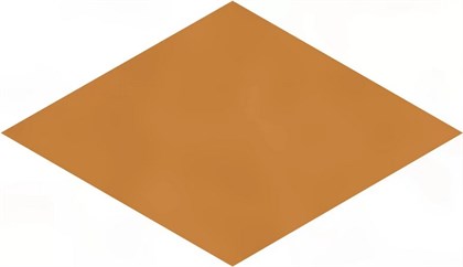 KMD2SRB006BN Риад оранжевый глянцевый 13,5x7,8x0,9 декор - фото 137853