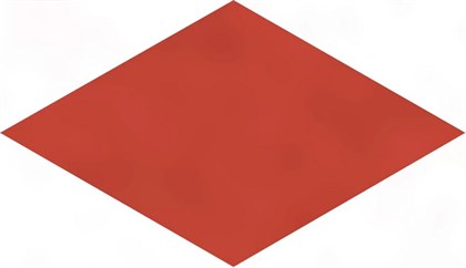 KMD2SRB007BN Риад красный глянцевый 13,5x7,8x0,9 декор - фото 137867