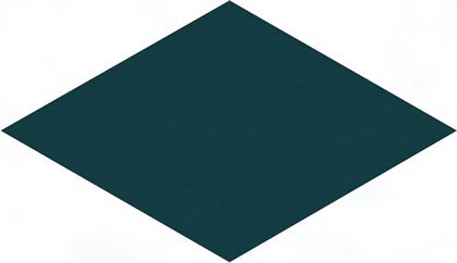 KMD2SRB011BN Риад бирюзовый тёмный глянцевый 13,5x7,8x0,9 декор - фото 137912