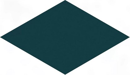 KMD2SRB011BN Риад бирюзовый тёмный глянцевый 13,5x7,8x0,9 декор - фото 137915