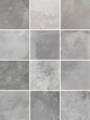 KM1010G0011N Спартель серый матовый 29,8х39,8 из 12 частей 9,8x9,8x0,7 керамогранит - фото 137991