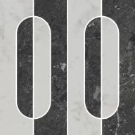 KMD2HID013GR Тубкаль наборный матовый обрезной 30x30x0,9 декор - фото 138345