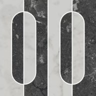 KMD2HID013GR Тубкаль наборный матовый обрезной 30x30x0,9 декор - фото 138346